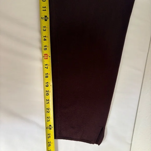 Soma Women's Knit Lounge Pants in Deep Burgundy - Sz XL - Picture 3 of 4